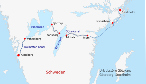 Segeltörn durch den Götakanal Mitsegeln Kojencharter Segelreisen Hering