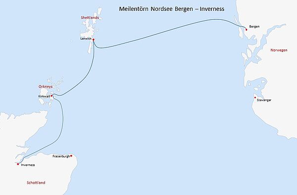 Segelreisen Segeltörns Mitsegeln Kojencharter Nordsee Norwegen Shetland